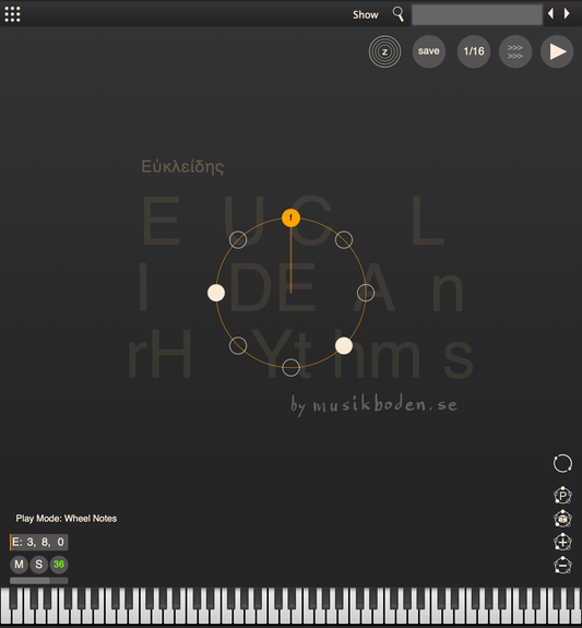 Euclidean Rhythms Demo