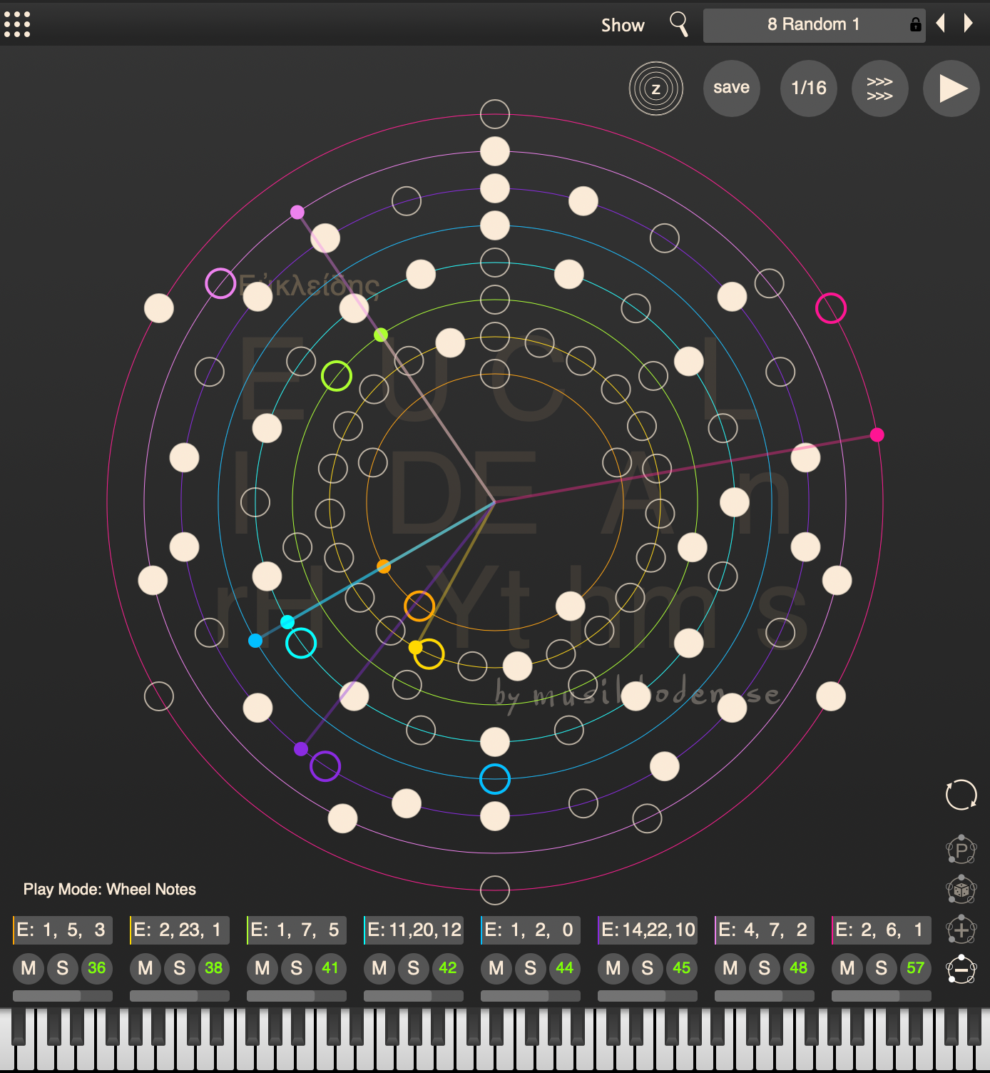 Euclidean Rhythms Demo